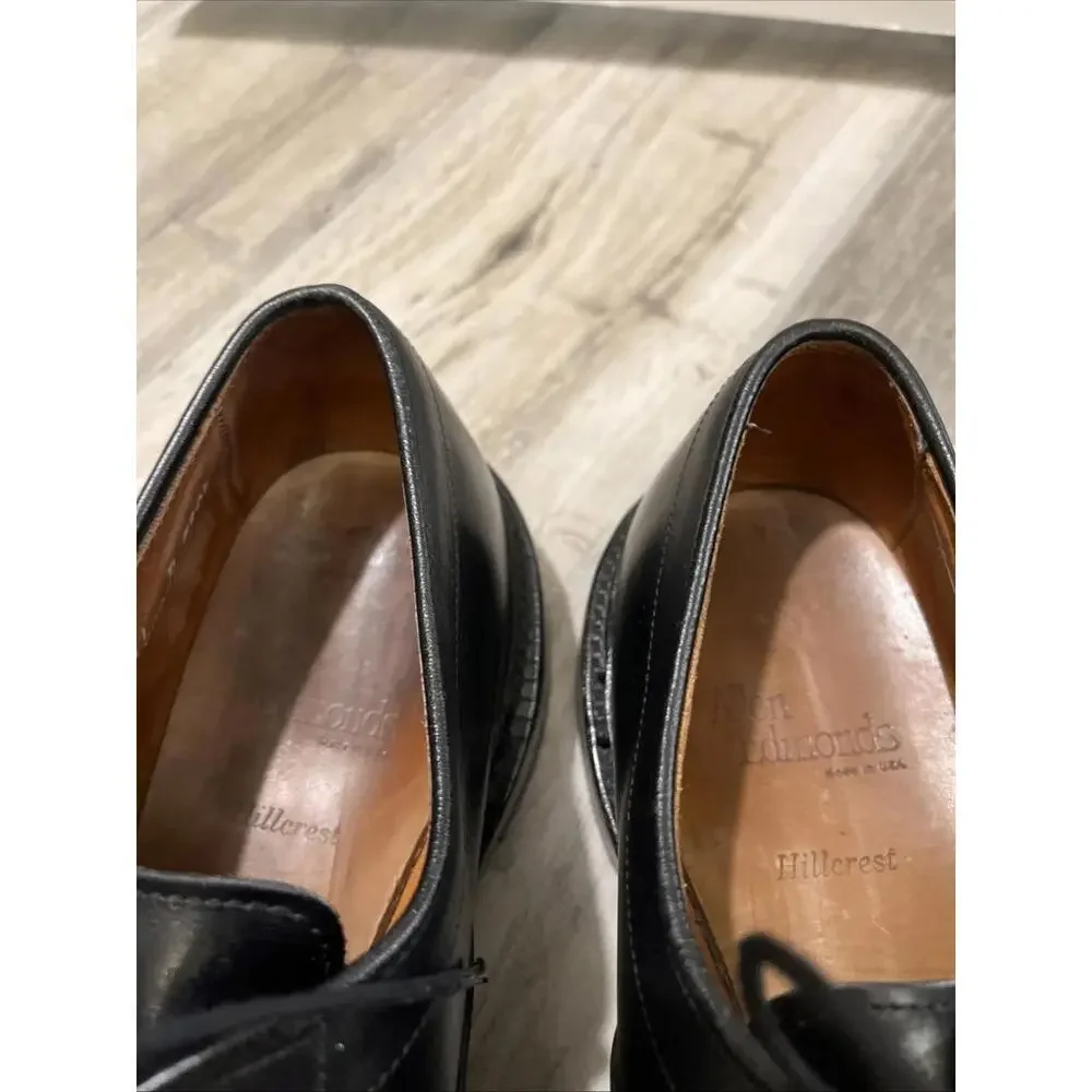 ALLEN EDMONDS HILLCREST BLACK MADE IN USA MENS DRESS SHOES SIZE 11D